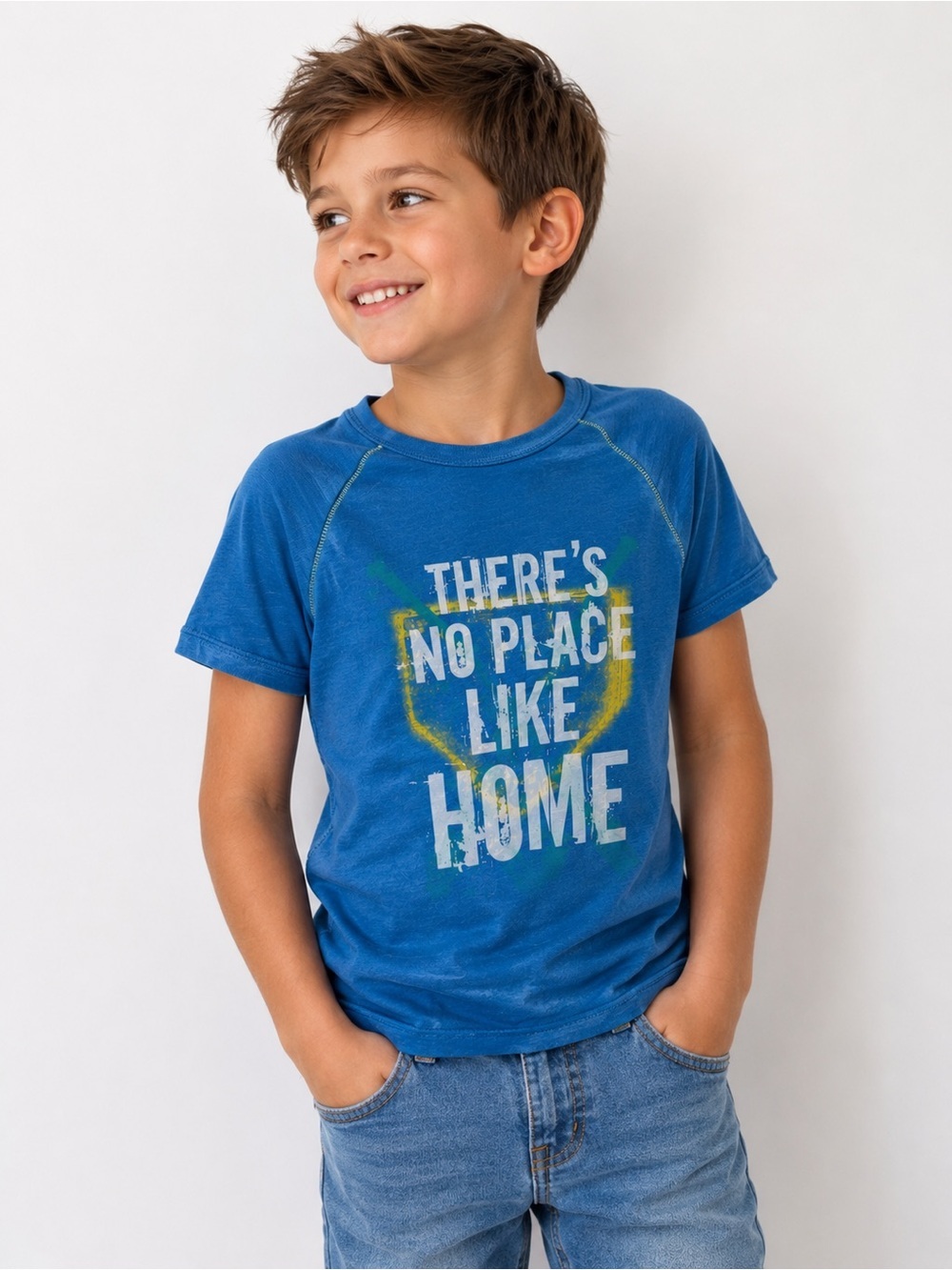 Circo Boys Blue Graphic T-Shirt “There’s No Place Like Home” Short Sleeve Size 6